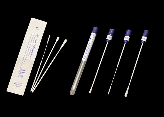 Gorge 150mm en nylon stérile de rayonne d'ordre technique prélevant l'écouvillon assemblé nasal