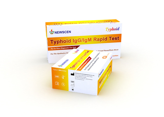 Essai rapide typhoïde d'IgG IgM d'or de sang total colloïdal d'OIN