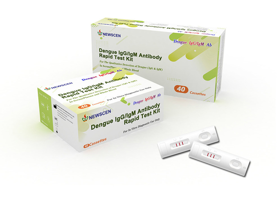 Kit 100% rapide d'essai de dengue combinée d'IgG IgM de sensibilité